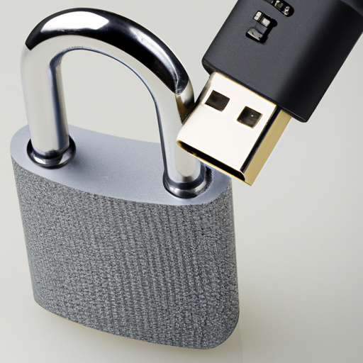 Padlock and USB